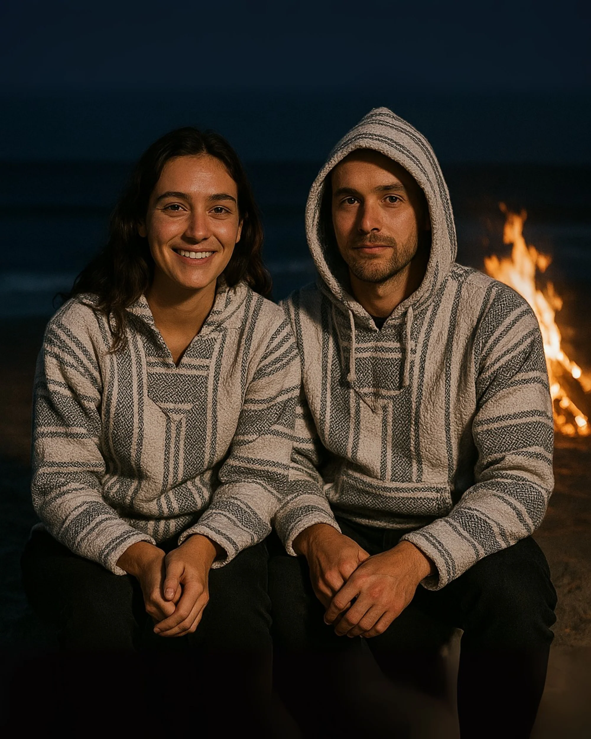 Mexican Baja Hoodie for Men & Women | Unisex Hoodie | Gray - Image 5