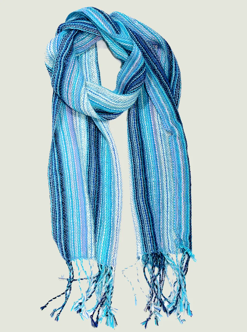 Striped Alpaca Scarf - Image 3