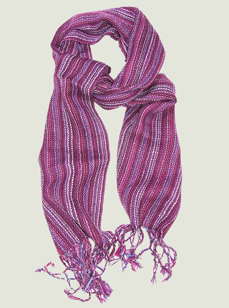 Striped Alpaca Scarf - Image 5