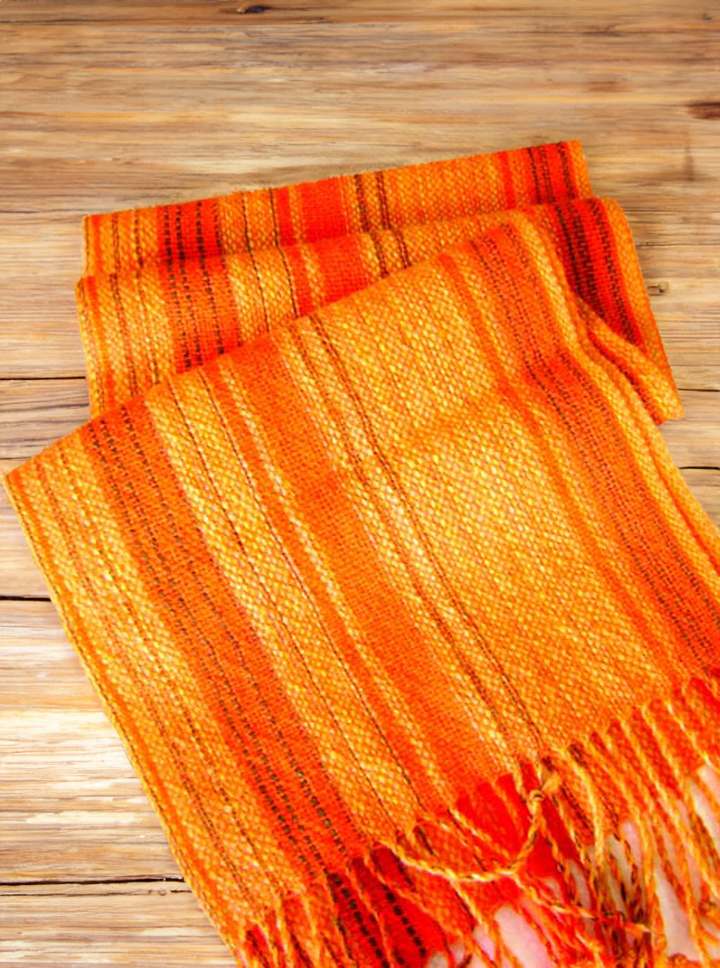 Striped Alpaca Scarf - Image 6
